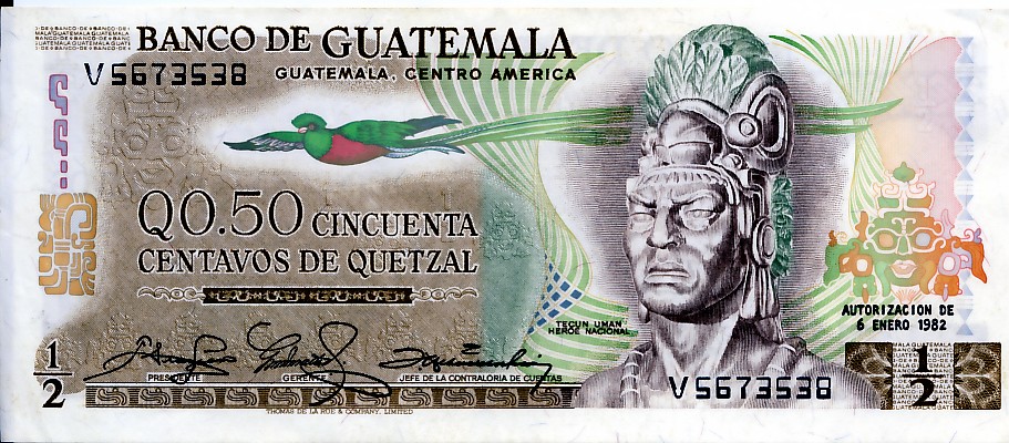 Pretty Pieces Of Paper I Bet You Didn T Know That The Guatemalan Quetzal Is One Of Stronger Currencies In Latin America Early 1980s Was On Par With